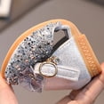 thumbnail image 5 of Little Girls Glitter Sequins Princess Low Heels Party Dance Shoes, 5 of 8