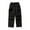 Black, variant on OSOLU Solid Color Men Summer Double Pleated Parachute Pants With Large Pockets Casual Outdoor Cargo Pants Trousers Everyday Comfort Versatile Bottoms