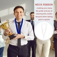 thumbnail image 6 of Uxcell Award Neck Ribbons with Snap Clips, Polyester Medal Lanyards for Competitions Achievement White, 6 of 7