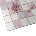 thumbnail image 4 of AG Trade Dundee Deco Pink Lilacs in Squares PVC 3D Wall Panels, Decorative Wall Paneling 25.6 sq ft; 38" x 19", Pack of 5, 4 of 4