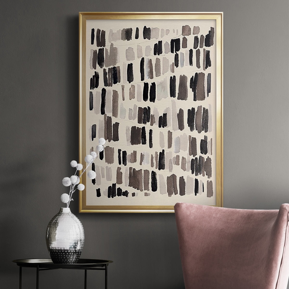 Chalk and Flint I Premium Framed Print, in Gold, Black, or Silver - Ready to Hang
