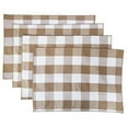 thumbnail image 2 of Fennco Styles Buffalo Check Double Layers Reversible Placemats 14" W x 20" L, Set of 4 - Handmade in USA, 2 of 10