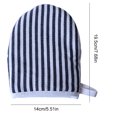 thumbnail image 3 of Bangcool Oven Mittens Stripe Heatproof Non-slip Cotton Linen Kitchen Mittens Baking Mitts, 3 of 10