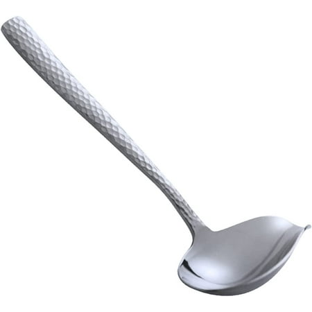 

Sauce Ladle. Stainless Steel Mint Sauce Ladle with Pouring Spout. Ladle Sauce Drizzle Spoon for Gravies and Dressings
