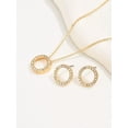 thumbnail image 2 of EOEMY 1Pc Charming & Elegant Pendant Necklace With Round Earrings Women'S Jewelry Set,-Default, 2 of 5