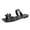 Black, variant on VerPetridure Sandals for Women Fower Flat Open Toe Slippers Shoes Comfy Sandals Casual Comfortable Beach Sandals
