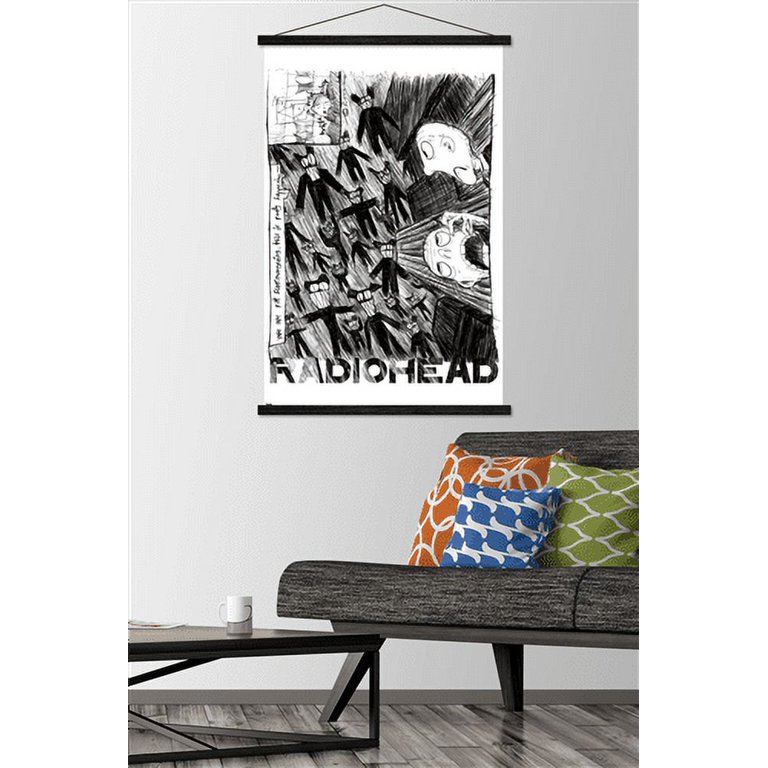 RADIOHEAD / The Giant Businessman ポスター 2003 RADIOHEAD PAY ATTENTION Poster Print Artist Proof! by