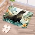 thumbnail image 5 of Sea Lion Non-Slip Polyester Door Mat Floor Rug, Machine Washable Office Rug, 5 of 6