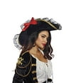 thumbnail image 2 of Dreamgirl Women's Pirate Hat (Woman's), 2 of 2