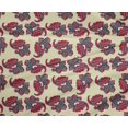 thumbnail image 4 of oneOone Polyester Lycra Fabric Leaves & Floral Block Print Sewing Fabric BTY 56 Inch Wide, 4 of 4