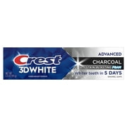 Crest 3D White Advanced Charcoal Whitening Toothpaste, 3.3 oz