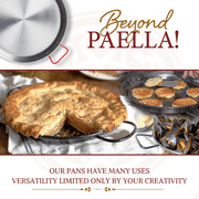 Garcima 18-inch Stainless Steel Paella Pan