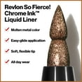 thumbnail image 4 of Revlon So Fierce! Chrome Ink Liquid Eyeliner, 902 Bronzage, 0.03 oz, 4 of 15