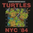 thumbnail image 2 of Men's Teenage Mutant Ninja Turtles NYC '84 Poster Long Sleeve Shirt Black Large, 2 of 4