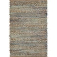 thumbnail image 1 of LR Resources NATUR03314TEA2030 Interwoven Area Rug, Teal & Natural, 1 of 1