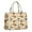 Vintage Halloween Icons, variant on Large Capacity Tote Bag,Vintage Halloween Elements Pattern Handbag Fashion Luxury Tote Bag,15.7"x13"x 5.1" Inches,Laptop Compatible