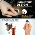 thumbnail image 7 of Guitar Tuner Pick 2-in-1 with LED Screen 12 Step Scale 3 Steps Tuning Accurate for All String Instruments, 7 of 7