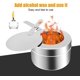 thumbnail image 2 of Juego de 2 recipientes para pasta, soporte para quemador de combustible, quemador de acero inoxidable, quemador de alcohol, minicalentador para barbacoa, fiesta, bufé, 2 of 5