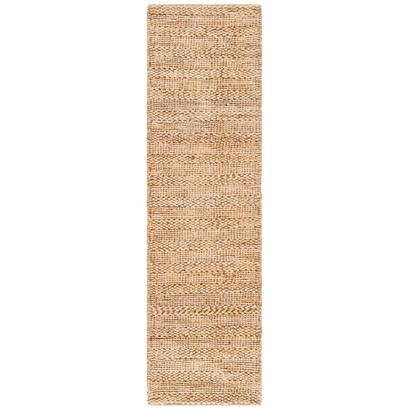 SAFAVIEH Natural Fiber Henrika Geometric Runner Rug, Natural, 2'3" x 22'