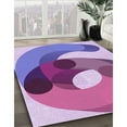 thumbnail image 2 of Ahgly Company Indoor Square Patterned Bright Lilac Purple Area Rugs, 7' Square, 2 of 6