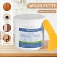 thumbnail image 2 of DEWEL Wood Putty, 29 Ounce White Filler Putty, Wood Filler Paintable, Stainable, High-Capacity Furniture Repair Kit Quickly Restore Wood Holes and Cracks on Wooden Furniture, 2 of 7