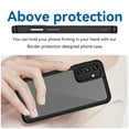 thumbnail image 5 of ShellTech Crystal Case for Samsung Galaxy A15 5G Slim Thin Soft TPU Bumper & Hard PC Back Shockproof Scratch Resistant Protective Phone Case for Galaxy A15,Black, 5 of 8