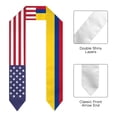 thumbnail image 2 of Colombia & USA United States Flag Shawl Sash Stole Graduation Shawls Wraps Scraf For International Study, 2 of 5