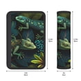 thumbnail image 3 of Lizards Lizard Art Green Seat Belt Shoulder Pad 2-Pack Soft Car Seatbelt Cover Adjustable Strap Breathable Comfort Pad, 3 of 8