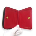 thumbnail image 3 of Pre-Owned ANYA HINDMARCH Leather Half Wallet, Bi-fold Compact Black x Gold Hardware,..., 3 of 14