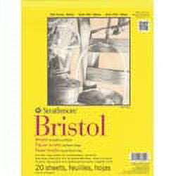 Strathmore Bristol Paper Pad, 300 Series, Smooth, 14in x 17in, 20 Sheets/Pad