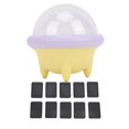thumbnail image 2 of Game Cartridge Holder,10 Slots Portable Storage Protective Organizer for 2, OLED, Lite Handheld Console,360 Rotatable Design,Small & Space Saving,Gift to Players, 2 of 7