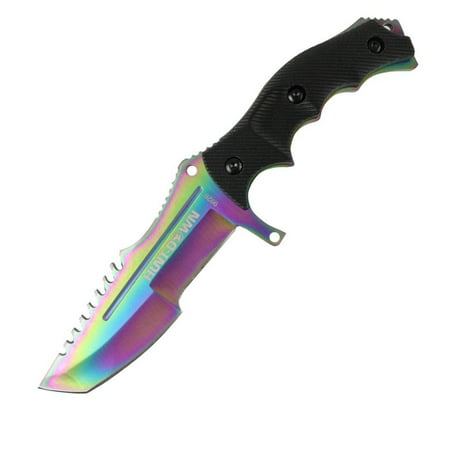 High Supply New Mini CSGO Huntsman Fixed Blade Hunting Knife Bowie Survival CS:GO Combat (Csgo Best Cheap Knife)