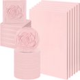 thumbnail image 1 of 18 Pieces Rubber Stamp Carving Blocks Pink Soft Linoleum Blocks Carving Blocks Kit for Stamp Soft Rubber Crafts, 1 of 5