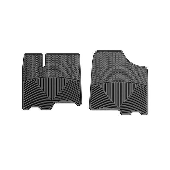 WeatherTech All-Weather Floor Mats compatible with 2011-2012 Toyota Sienna - 1st Row (Driver & Passenger), Black