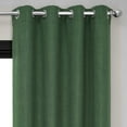 thumbnail image 2 of HPD Half Price Drapes Key Green Grommet Faux Linen Room Darkening Curtains for Bedroom & Living Room Curtains (1 Panel), Door & Window Curtains 96 inches long, 50W X 96L, 2 of 9