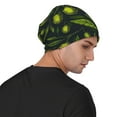thumbnail image 4 of Gaeub Green Branch Olive Print Beanie Hats for Men Women,Winter Caps,Knit Cuffed Beanie,Cuffed Cap,Great for Winter Activities, 4 of 7
