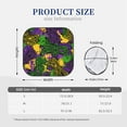 thumbnail image 6 of Goofa Mardi Gras7 Pattern 2 Piece Car Windshield Sun Shade Foldable | Front Windshield Shade for Sun, Heat and UV Rays | Sunshade for Car Front Window-, 6 of 7