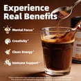 thumbnail image 4 of (2 PACK)GPGP Greenpeople Mushroom Coffee Powder Instant, Premium Mushroom Coffee Supplement for Energy, Focus, Cognitive Support, 8oz Total, 4 of 7