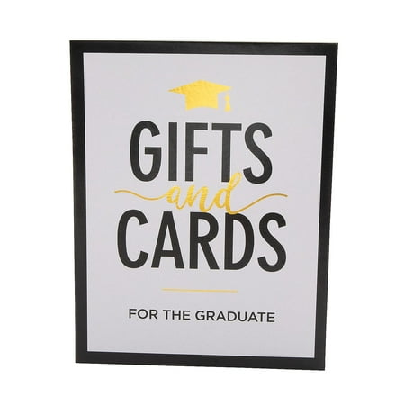 

Fun Express Grad Gift And Card Sign Home Decor 1 PieceMulti