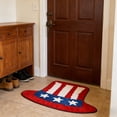 thumbnail image 6 of American Flag Floor Mat for Entryway Bathroom Living Room Patio Decor, Patriotic Red White Blue Decorative Rug for Indoor Outdoor Use, Independence Day Home Decor Accent, 6 of 6
