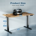 thumbnail image 2 of CONCETTA Electric Height Adjustable Desk, 63"x24" Ergonomic Sit Stand Workstation, One-Touch Lift Home Office Desk, Rust, 2 of 9