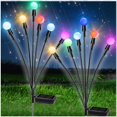 thumbnail image 1 of 2 Pcs Solar Garden Lights Starburst Swaying Light Changing Color Led For Outdoor, 1 of 3