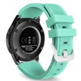 thumbnail image 2 of Gear S3 Frontier / Classic Watch Band, Soft Silicone Replacement Sport Watch Wrist Band Strap for Samsung Gear S3 Frontier / S3 Classic Smart Watch (Mint Green), 2 of 7