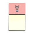 thumbnail image 1 of "Caroline's Treasures Checkerboard Pink Yorkie Puppy Soporte para notas adhesivas recargables o Dispensador de notas post-it, 3.25 por 5.5", Multicolor " Caroline's Treasures BB1232SN, 1 of 1