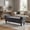 Grey Corduroy, variant on 51.5'' Storage Ottoman Bench, Upholstered Storage Benches for Bedroom, End of Bed Storage Bench, Window Benches for Foot of Bed