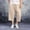 WH2, variant on Bcfgryg Men's Linen Cotton Capri Pants Loose Fit Elastic Waist Wide Leg Baggy Pants Black L