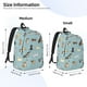 thumbnail image 2 of Balery Dog Pets Mochila Clásica Impresa Básica para Viaje, Mochila Escolar Resistente al Agua, Mochila de Lona con Correas Ajustables-Medium, 2 of 5