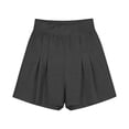 thumbnail image 6 of Livrdious Womens Jean Shorts Elastic Waist Summer Loose High Waisted Comfy Stretchy Denim Shorts with pockets, S-3X, 6 of 7