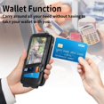 thumbnail image 6 of Zipper Wallet Case for Samsung Galaxy A53 5G, PU Leather [Card Holder Slot Handbag] with Adjustable Kickstand Flip Phone Cover for Samsung Galaxy A53 5G Black, 6 of 7
