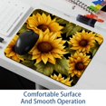 thumbnail image 6 of Sunflower Square Non-Slip Rubber Bottom Printed Desk Mat Mouse Mat Gaming Mousepad Desk Pad - 8.3x9.8 Inch, Suitable for Office and Gaming, 6 of 6